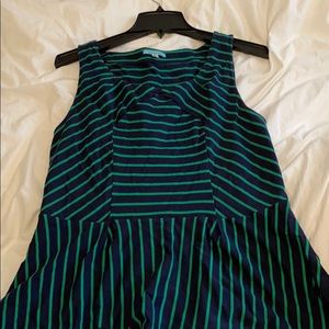 Leifnotes sleeveless peplum top